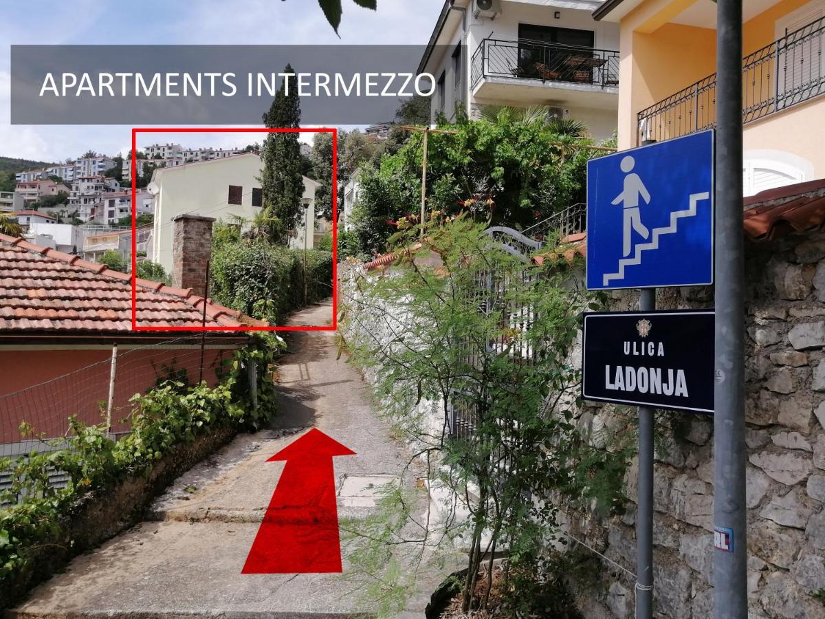 Apartment Layla - Intermezzo With Sea View In Center Of Rabac Dış mekan fotoğraf